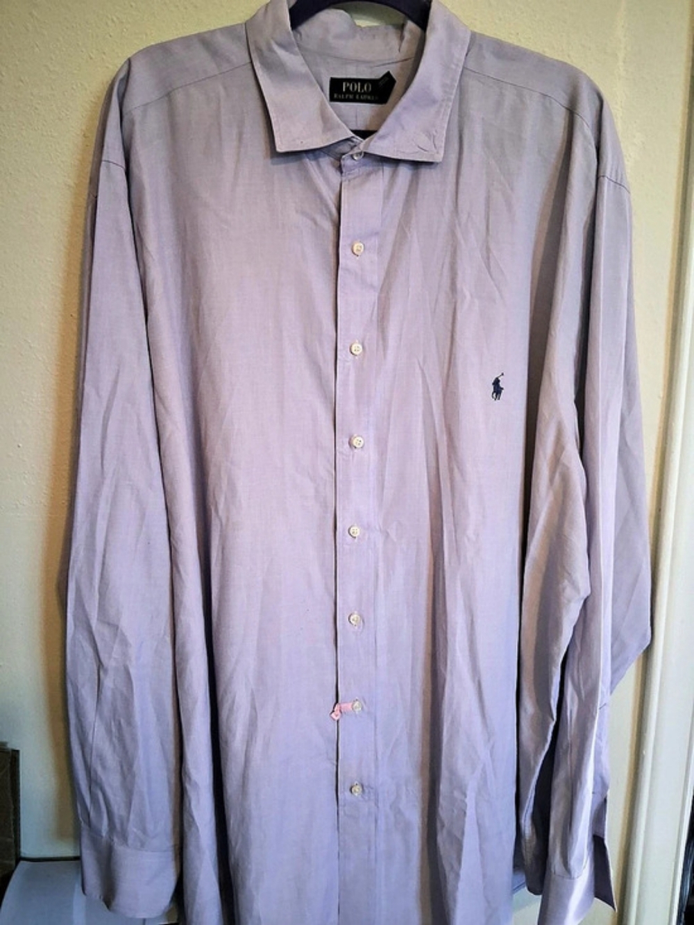 Polo Ralph Lauren Long Sleeve Button Down Purple Size 3XL (3T) Like New